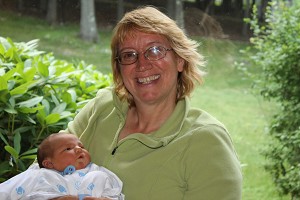 Me with first grandson                  