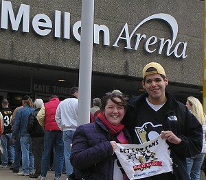 Me at a Penguins Game!   