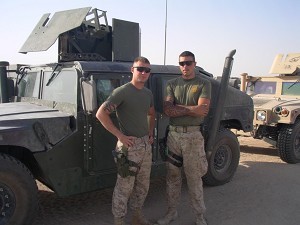 John and I in Iraq       