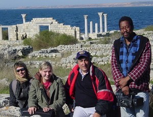 at Greek ruins-'07