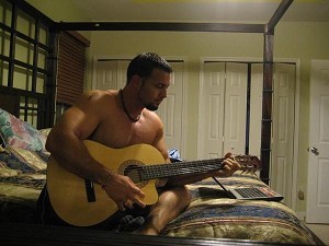Playing the Guitar...              