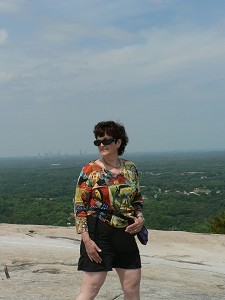 On top of Stone Mtn