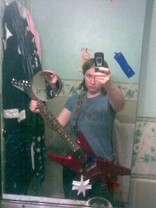 me & my fav guitar                 