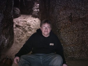 Me in a cave at Montara  