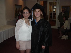 me and Nan at graduation 