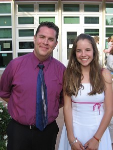 with one of my students