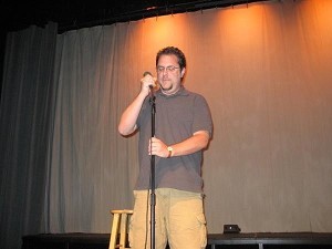 performing comedy                  