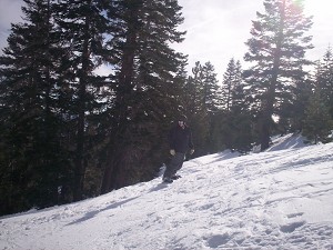 Me at work snowboarding            
