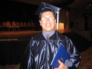 My graduating from colleg          